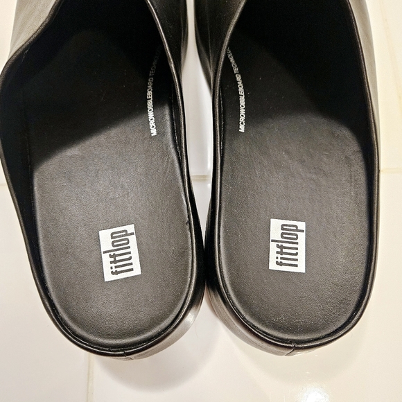 FitFlop Black Clog Mule Shoe Size 11 - Picture 5 of 13